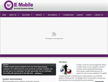 Tablet Screenshot of emobilesecurity.com